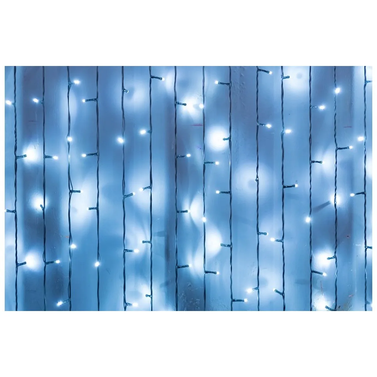 Instalatie Craciun extensibila 100 LED 10m alb rece 6400K 7.2W