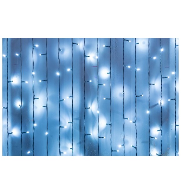 Instalatie Craciun extensibila 50 LED 5m alb rece 6400K