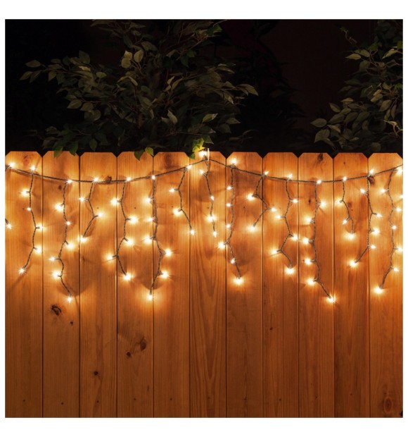 Ghirlanda luminoasa LED Flash 50 LED 3m alb cald, extensibila
