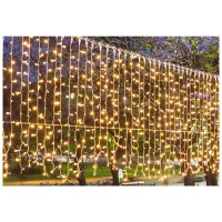 Perdea luminoasa extensibila 204 LED 4m alb rece, 21.6W 6400K
