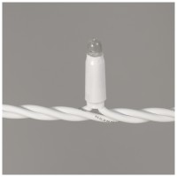 Sir luminos LED 20m galben, instalatie Craciun - detaliu