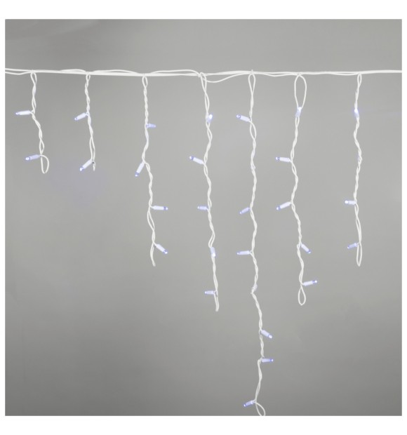 Turturi luminosi 180 LED albastru, decor Craciun exterior