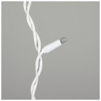 Turturi luminosi 180 LED albastru, decor Craciun exterior - vedere laterala