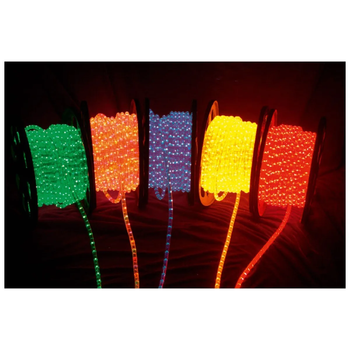 Tub luminos LED 36 LED/m alb cald, rola 50m, furtun luminos