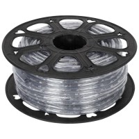 Tub luminos LED rosu 50m rola, 36 LED/m, O10.5mm furtun luminos