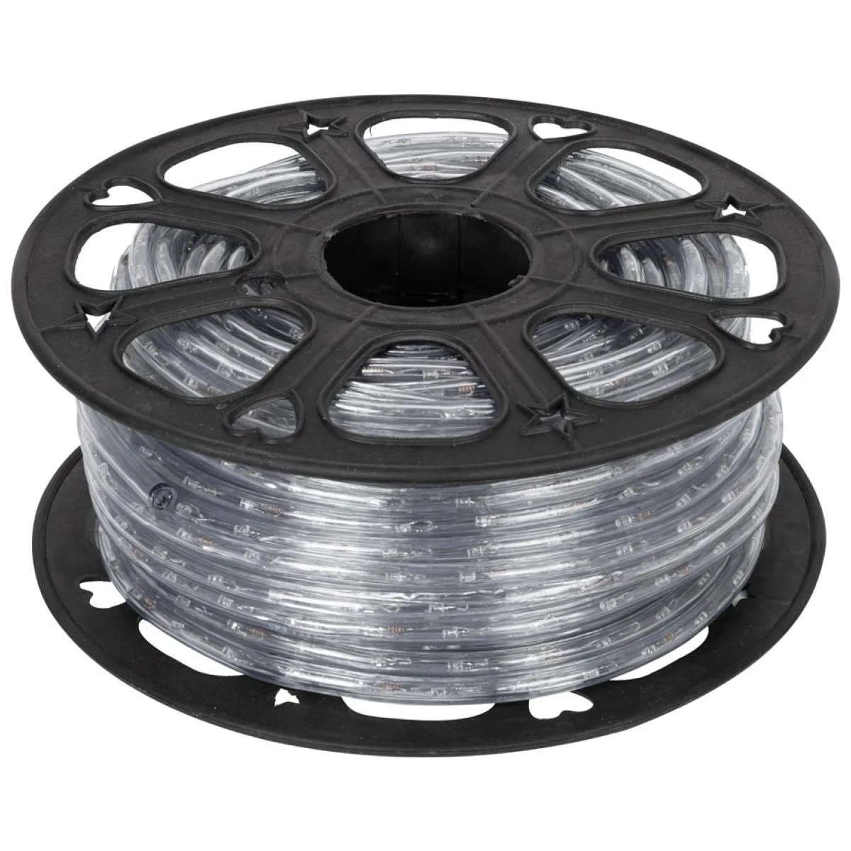 Tub luminos LED rosu 50m rola, 36 LED/m, O10.5mm furtun luminos