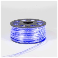 Tub luminos LED albastru 50m rola, 36 LED/m, functie flash - ambalaj