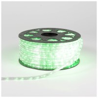 Tub luminos LED verde 50m rola, 36 LED/m, functie flash