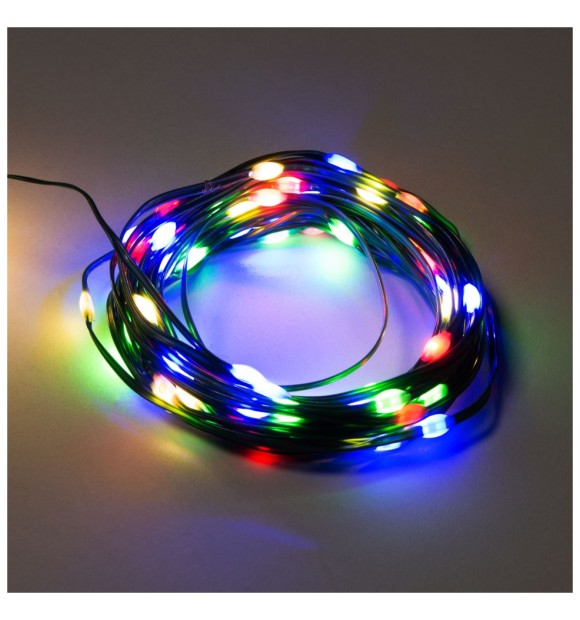 Instalatie Craciun 150 LED 15m multicolor, exterior IP44 cu timer