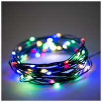 Instalatie Craciun 150 LED 15m multicolor, exterior IP44 cu timer - detaliu