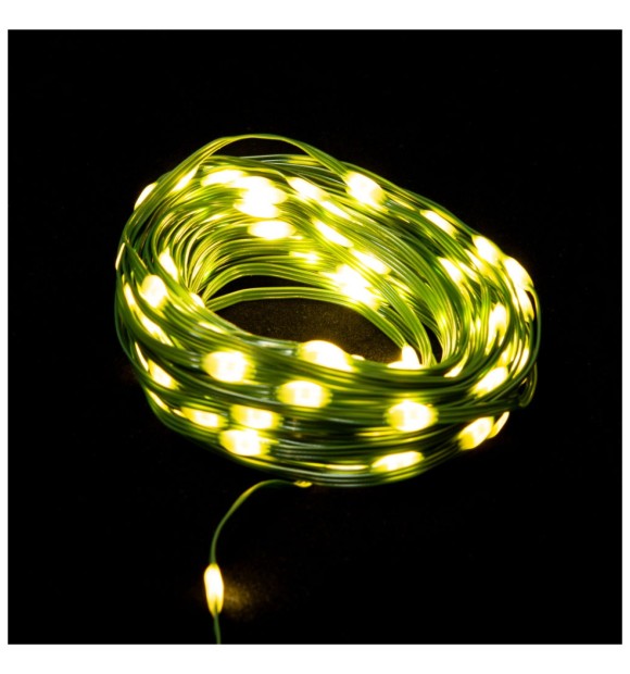 Instalatie Craciun 150 LED 15m Amber, exterior IP44 cu timer