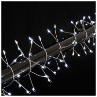 Instalatie Craciun 288 LED 4m alb rece, exterior IP44 cu timer