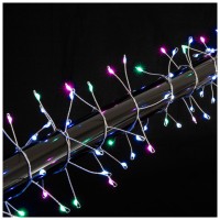 Instalatie Craciun 288 LED 4m multicolor, fir cupru, IP44 cu timer