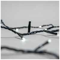 Instalatie de Craciun 200 LED 9.6m alb rece, interior IP20 - vedere laterala