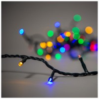 Instalatie Craciun 200 LED 9.6m Multicolor, interior IP20 - detaliu