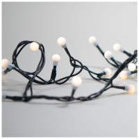 Instalatie Craciun Bubbles 100 LED 5m alb cald, interior IP20 - detaliu