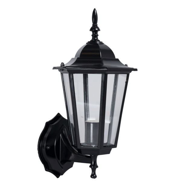 Lampa de gradina cu dulie E27 Corona negru 60W IP44, Erste