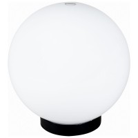 Lampa de exterior glob cu dulie E27 Luca alb 40W IP44, Erste - vedere laterala