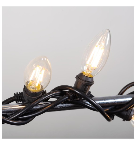 Ghirlanda decorativa festoon 10xE14 750W Erste, becuri neincluse