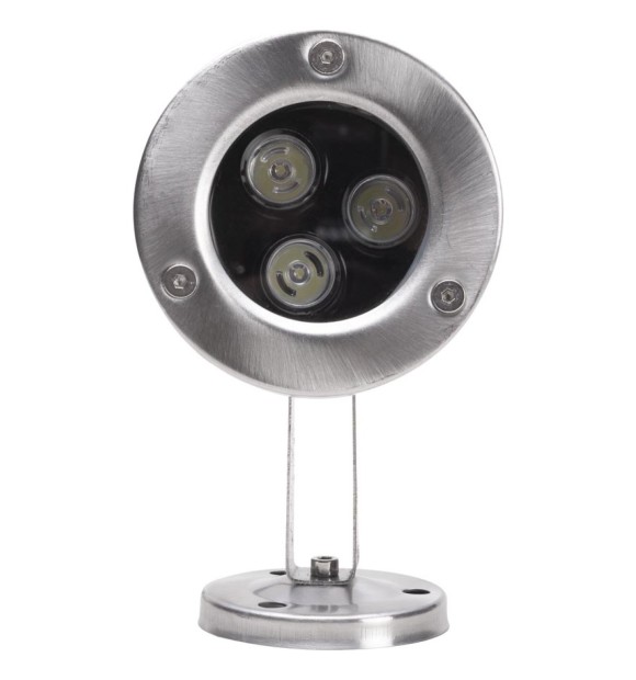 Spot LED piscina Mirko2 3x1W 6400K IP68 incastrat, Erste