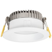Downlight LED rotund Aprilla 6W 4000K IP44, alb, Metsan - vedere laterala