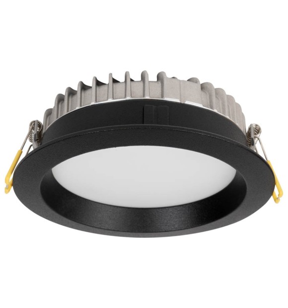 Downlight LED rotund Aprilla 10W 4000K IP44 negru, Metsan