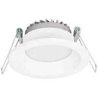 Downlight LED rotund compact 6W 4000K IP44, alb, Metsan