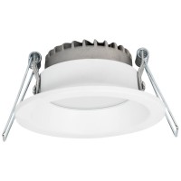 Downlight LED rotund compact 6W 4000K IP44, alb, Metsan - vedere laterala
