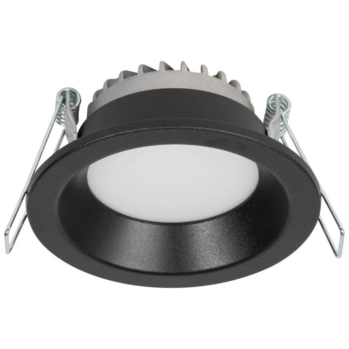 Downlight LED rotund compact 6W 4000K, negru, Metsan