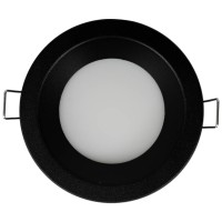 Downlight LED rotund compact 6W 4000K, negru, Metsan - ambalaj