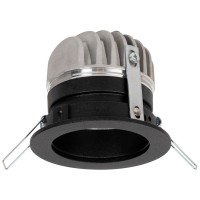 Spot LED exterior rotund Neptune 10W 4000K IP44, negru, Metsan