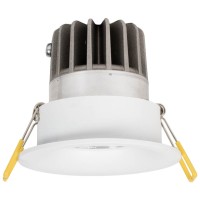 Spot LED rotund incastrat Sumota mini 8W 4000K IP44, alb, Metsan - vedere laterala