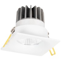 Spot LED patrat Sumota 8W 4000K IP44, alb, Metsan