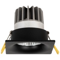 Spot LED exterior patrat Sumota mini 8W 4000K IP44, negru, Metsan - detaliu