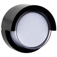 Aplica LED exterior Siera rotunda 12W 6000K IP65, Erste - ambalaj