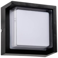 Aplica LED de exterior Siera patrat 12W 6000K IP65, Erste - vedere laterala