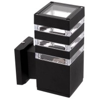 Aplica de exterior cu dulie E27 Sevila negru 40W IP44, Erste - vedere laterala