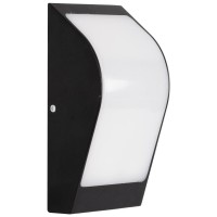 Aplica LED exterior Onder 12W IP54, negru, Erste - vedere laterala