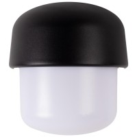Aplica LED de exterior Bastet 12W IP54, negru, Erste