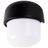 Aplica LED de exterior Bastet 12W IP54, negru, Erste - vedere laterala