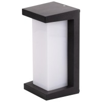 Aplica LED de exterior Tanor 18W IP54, negru, Erste - vedere laterala