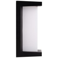 Aplica LED de exterior Tanor 18W IP54, negru, Erste - ambalaj