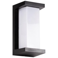 Aplica LED de exterior Tanor 18W IP54, negru, Erste - imagine 5