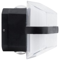 Aplica LED de exterior Milano 13W 4000K IP65, negru, Erste - imagine 5