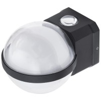 Aplica LED exterior Nisa 13W 6000K IP65, negru, Erste - ambalaj