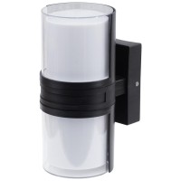 Aplica LED exterior Edon 18W 4000K IP65, negru, Erste