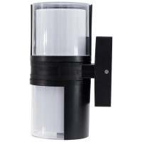 Aplica LED exterior Edon 18W 4000K IP65, negru, Erste - detaliu