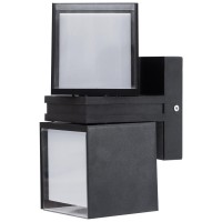 Aplica LED de exterior Elan 18W 4000K IP65, negru, Erste - ambalaj