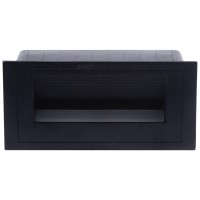 Spot incastrat treapta LED 3W 3000K IP54 negru, Erste - vedere laterala