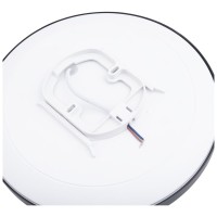 Plafoniera LED exterior Dars 18W 4000K IP54, negru, Erste - imagine 5